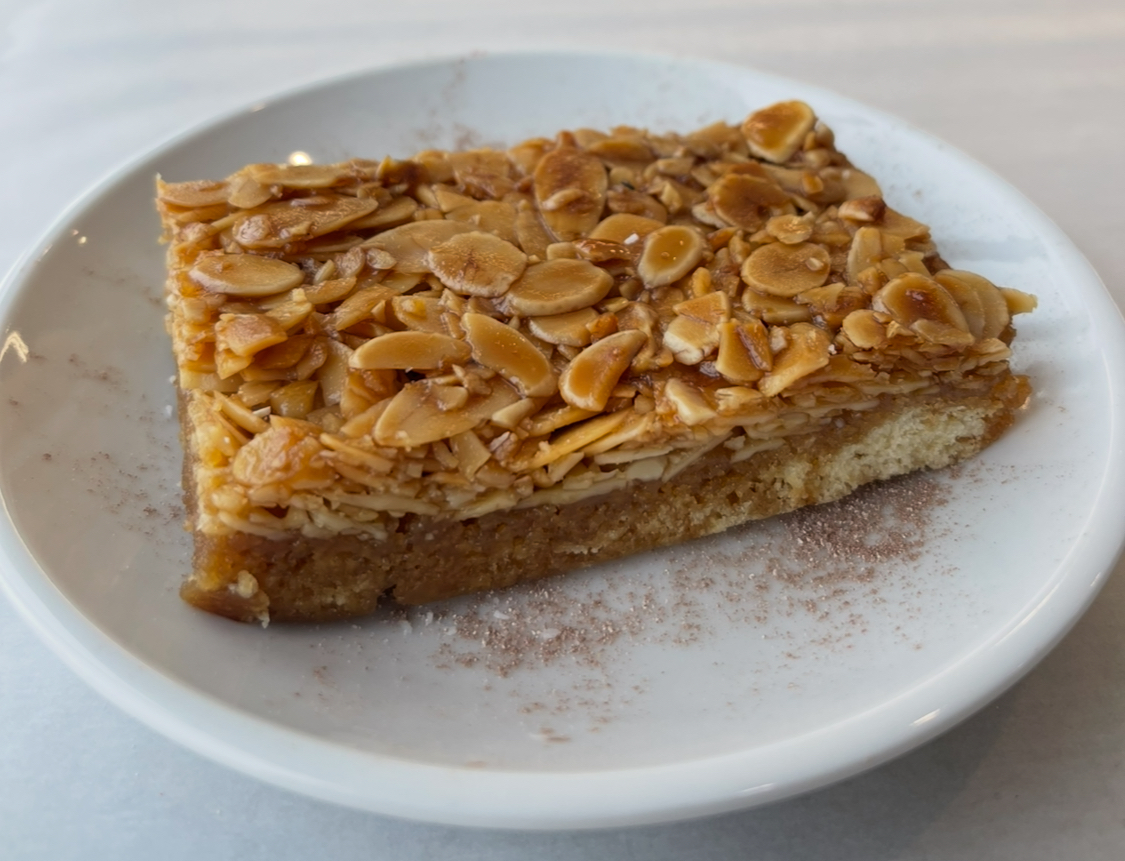 Piece of granola nut cake